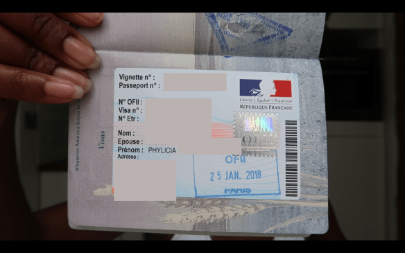 French Long Stay Visa - Residence Stamp